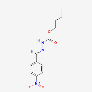 butyl N-[(4-nitrophenyl)methylideneamino]carbamate