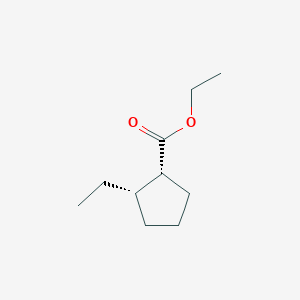 ethyl (1R,2S)-2-ethylcyclopentane-1-carboxylate