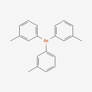 Tris(3-methylphenyl)arsane