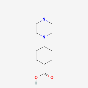 B1473788 4-(4-Methylpiperazin-1-yl)cyclohexane-1-carboxylic acid CAS No. 1368432-69-2