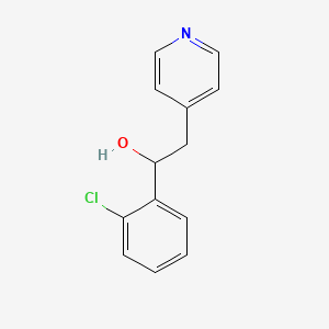 1-(2-Chlorophenyl)-2-pyridin-4-ylethanol