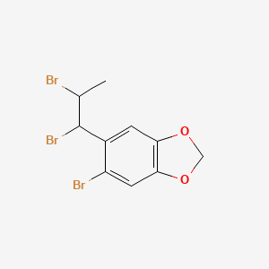 5-Bromo-6-(1,2-dibromopropyl)-1,3-benzodioxole