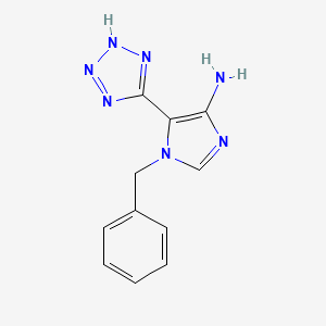 1-Benzyl-5-(2h-tetrazol-5-yl)-1h-imidazol-4-amine