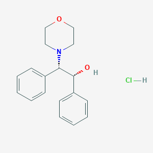 (1R,2S)-2-morpholin-4-yl-1,2-diphenylethanol;hydrochloride