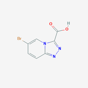 B1473795 6-Bromo-[1,2,4]triazolo[4,3-a]pyridine-3-carboxylic acid CAS No. 1159831-86-3