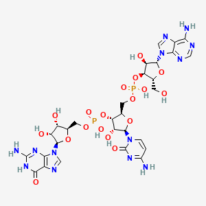 Guanylyl-(5'-3')-cytidylyl-(5'-3')-adenosine