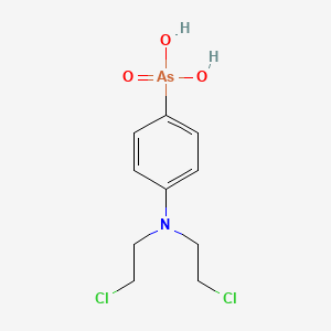 [4-[bis(2-chloroethyl)amino]phenyl]arsonic acid