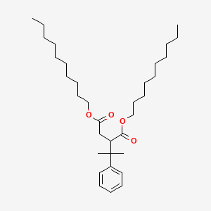 Didecyl 2-(2-phenylpropan-2-yl)butanedioate