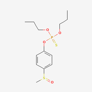 Phosphorothioic acid, O-(p-(methylsulfinyl)phenyl) O,O-dipropyl ester