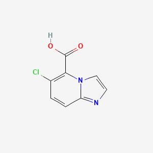 molecular formula C8H5ClN2O2 B1473806 6-氯咪唑[1,2-a]吡啶-5-羧酸 CAS No. 1414864-10-0