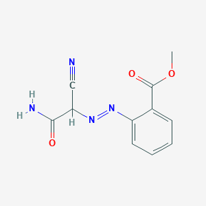 Methyl 2-[(e)-(2-amino-1-cyano-2-oxoethyl)diazenyl]benzoate