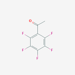 molecular formula C8H3F5O B147381 2',3',4',5',6'-五氟乙酰苯酮 CAS No. 652-29-9