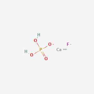 Calcium dihydrogen phosphate fluoride (1/1/1)