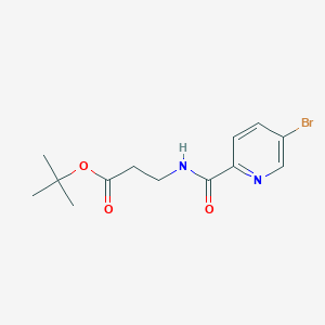 B1473812 Tert-butyl 3-(5-bromopicolinamido)propanoate CAS No. 1415129-26-8