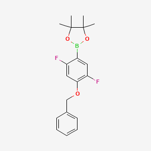 B1473813 2,5-Difluoro-4-benzyloxyphenylboronic acid pinacol ester CAS No. 2121514-83-6
