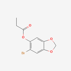 6-Bromo-1,3-benzodioxol-5-yl propanoate