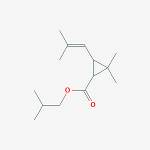 2-Methylpropyl 2,2-dimethyl-3-(2-methylprop-1-en-1-yl)cyclopropane-1-carboxylate