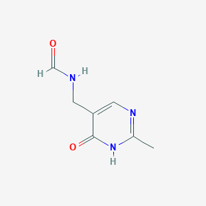 B1473830 N-[(2-methyl-6-oxo-1,6-dihydropyrimidin-5-yl)methyl]formamide CAS No. 756532-54-4