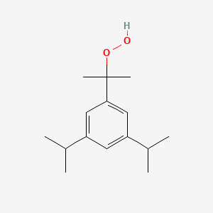 2-[3,5-Di(propan-2-yl)phenyl]propane-2-peroxol