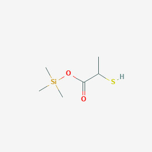 Trimethylsilyl 2-sulfanylpropanoate