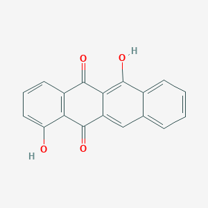 molecular formula C18H10O4 B14738401 1,6-Dihydroxytetracene-5,12-dione CAS No. 3312-43-4