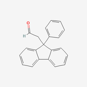 (9-Phenyl-9H-fluoren-9-yl)acetaldehyde