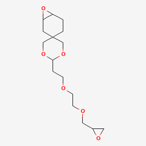 2-(2-(2-(Oxiranylmethoxy)ethoxy)ethyl)spiro(1,3-dioxane-5,3'-(7)oxabicyclo(4.1.0)heptane)