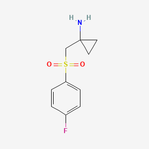 B1473849 1-(4-Fluorobenzenesulfonylmethyl)-cyclopropylamine CAS No. 1780876-31-4