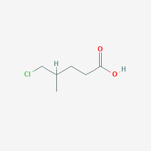molecular formula C6H11ClO2 B1473879 5-氯-4-甲基戊酸 CAS No. 1934470-96-8