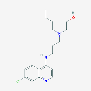 2-[Butyl-[3-[(7-chloroquinolin-4-yl)amino]propyl]amino]ethanol