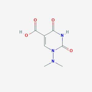 B1473895 1-(Dimethylamino)-2,4-dioxo-1,2,3,4-tetrahydropyrimidine-5-carboxylic acid CAS No. 1558263-40-3