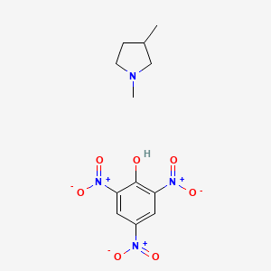 1,3-dimethylpyrrolidine;2,4,6-trinitrophenol