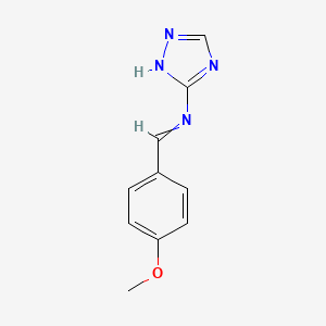 1-(4-methoxyphenyl)-N-(1H-1,2,4-triazol-5-yl)methanimine