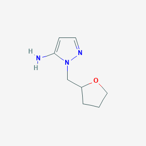 1-((tetrahydrofuran-2-yl)methyl)-1H-pyrazol-5-amine