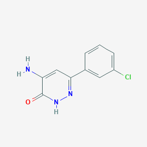 4-Amino-6-(3-chlorophenyl)pyridazin-3-ol
