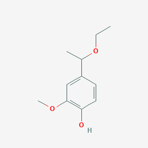 4-(1-Ethoxyethyl)-2-methoxyphenol