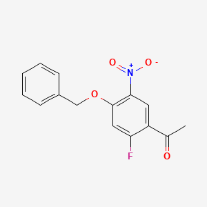 1-(4-Benzyloxy-2-fluoro-5-nitrophenyl)-ethanone