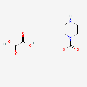 molecular formula C11H20N2O6 B1473934 tert-Butyl piperazine-1-carboxylate oxalate CAS No. 57260-72-7