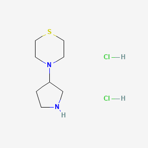 4-(Pyrrolidin-3-yl)thiomorpholine dihydrochloride