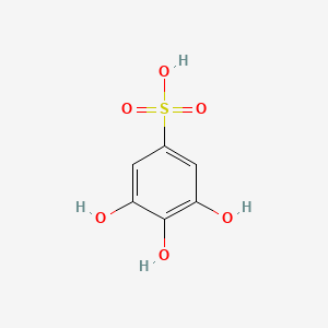 B14739411 Benzenesulfonic acid, 3,4,5-trihydroxy- CAS No. 5858-14-0