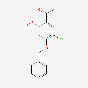 1-(4-(Benzyloxy)-5-chloro-2-hydroxyphenyl)ethanone