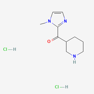 (1-Methyl-1H-imidazol-2-yl)-piperidin-3-yl-methanone dihydrochloride