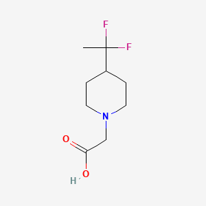 2-(4-(1,1-Difluoroethyl)piperidin-1-yl)acetic acid