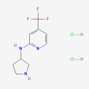 N-(pyrrolidin-3-yl)-4-(trifluoromethyl)pyridin-2-amine dihydrochloride