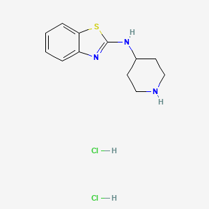 N-(piperidin-4-yl)benzo[d]thiazol-2-amine dihydrochloride