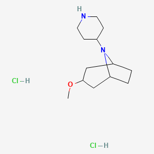 3-Methoxy-8-(piperidin-4-yl)-8-azabicyclo[3.2.1]octane dihydrochloride