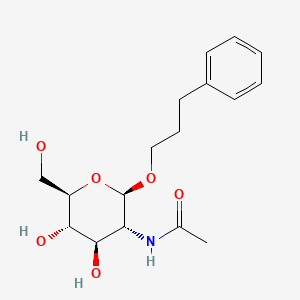 molecular formula C17H25NO6 B1473983 Phenylpropyl 2-acetamido-2-deoxy-b-D-glucopyranoside CAS No. 220341-09-3