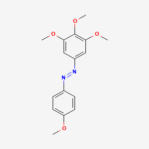 (e)-1-(4-Methoxyphenyl)-2-(3,4,5-trimethoxyphenyl)diazene