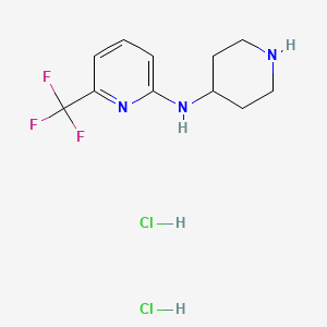 N-(piperidin-4-yl)-6-(trifluoromethyl)pyridin-2-amine dihydrochloride