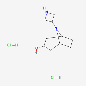 8-(Azetidin-3-yl)-8-azabicyclo[3.2.1]octan-3-ol dihydrochloride